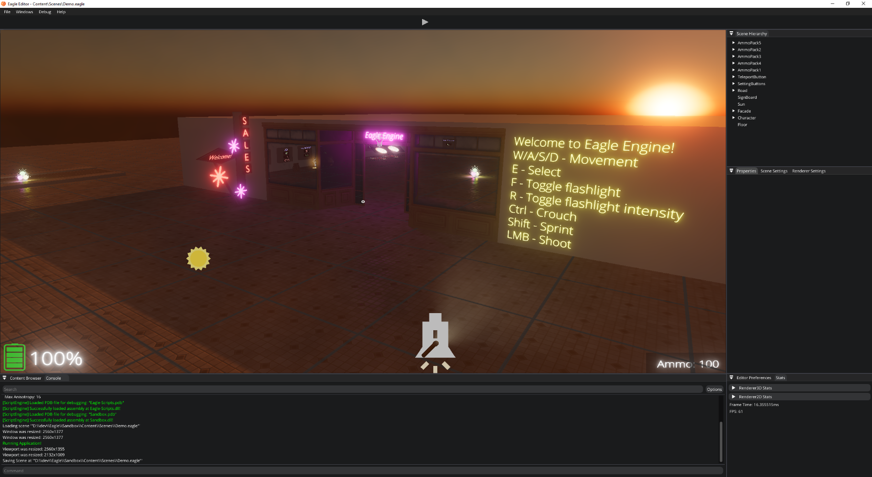 Demo — Eagle Engine 0.6 documentation